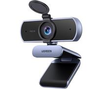 UGREEN Webcam 2K 30FPS Full HD Webcam USB per Computer Messa a Fuoco Fissa Plug And Play per Windows MacOS Linux Streaming Youtube Skype Call Video Zoom Video Conferenze(Grigio)