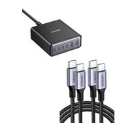 UGREEN Zapix 100W Caricatore USB C + 100W Cavo USB C 2Pack