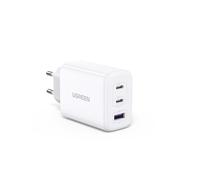 UGREEN Zapix Caricatore USB C 65W, Caricabatterie 3 Porte PD 3.0 PPS Compatibile Galaxy S25 Ultra/Serie S24-S21, MacBook PRO/Air, iPad, iPhone 17 Pro Max Air/Serie 16-13, Google Pixel