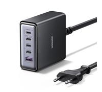UGREEN Nexode Caricatore Retrattile USB C 65W GaN Caricatore Rapido a 3 porte PPS 45W Caricatore da Viaggio Compatibile con MacBook Pro/Air, serie Galaxy S-A, iPhone 17 Pro Max Air/Serie 16-12