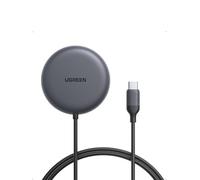 UGREEN Zapix Qi2 25W Caricatore Wireless iPhone MagSafe (Grigio) | Compatibile con iPhone 17 16 15 14 13 12 Air Plus Pro Max AirPods 4 3 Pro 3 2 1, Magnetico Ricarica Rapida con Cavo da 1,5 m
