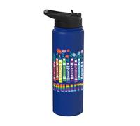 Uguaglianza dei diritti Libri Gentilezza Pace Amore Stainless Steel Insulated Water Bottle