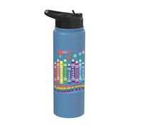 Uguaglianza dei diritti Libri Gentilezza Pace Amore Stainless Steel Insulated Water Bottle