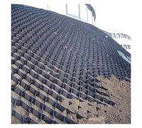 UGUGU Griglia geocellula HDPE Resistente for la stabilizzazione di vialetti e pendii - Griglia di Terra Versatile(4m x 10m (13ft x 33ft) 10cm/4" High)