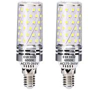Ugvmn E14 Lampadine LED a candela 16W Bianco Freddo 6000K equivalenti a lampadine alogene da 120W, a risparmio energetico, no sfarfallii, non dimmerabile, 1400lm, CA 175-265V, confezione da 2