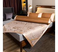 UGZPWQLNX Materasso rinfrescante in bambù, Bamboo Summer Sleep Mat Multicolor Multiple Sizes With Pillowcases