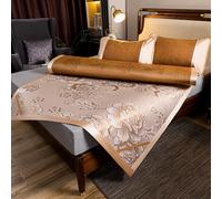 UGZPWQLNX Materasso rinfrescante in bambù, Bamboo Summer Sleep Mat Multicolor Multiple Sizes With Pillowcases