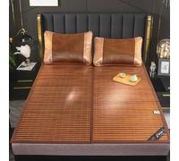 UGZPWQLNX Materasso rinfrescante in bambù, Multiple Sizes Bamboo Mattress Pad Cool Breathable Rattan Foldable 2 Sided Hot Weather