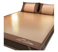 UGZPWQLNX Materasso rinfrescante in bambù, Rattan Foldable Summer Sleep Mat Coffee Multiple Sizes