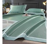 UGZPWQLNX Materasso rinfrescante in bambù, Summer Sleep Mat Foldable Rattan Bamboo Cool Pad Mattress per Multiple Sizes