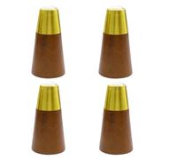 UGZPWQLNX Moderno divano metallo gambe, 4 Pcs Straight Tapered Solid Wood Legs Medieval Style Replacement Multicolor (3.14-7) in(Bruin,5.9in)