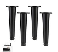 UGZPWQLNX Moderno divano metallo gambe, Brass Adjustable Furniture Legs Set of 4 Multicolor 10-13cm Includes Screws(Gold,10cm/3.9in)