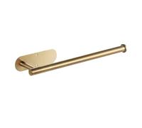 UGZPWQLNX un rullo di carta igienica montato sulla parete, Porta rotolo di carta adesivo in acciaio inossidabile for cucina e bagno, set multicolore C(Gold Long)