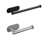 UGZPWQLNX un rullo di carta igienica montato sulla parete, Porta rotolo di carta adesivo in acciaio inossidabile for cucina e bagno, set multicolore C(Set a)