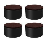 UGZPWQLNX un rullo di carta igienica montato sulla parete, Rialzi for mobili multicolore 3-10 cm altezza 4 pezzi 500 kg(Schwarz,Increase Height 10cm)