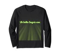 Uh bèllo segnù cao - dialetto genovese ironico Maglia a Manica