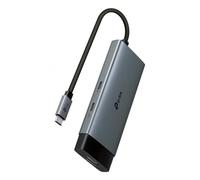 TP-Link UH5020C Hub USB-C 5 in 1, HDMI 4K@60Hz, USB-C PD Rapida a 100W, Porta USB-C+2 Porte USB-A 3.0 fino a 5 Gbps, Supporta Mac OS, Windows 11/10/8.1/8/7, Linux OS, iPadOS, iOS, Android e Chrome OS