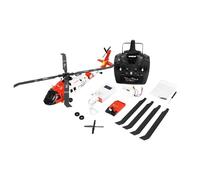 UH60 Black Hawk Coastguard Elicottero 6G/3D RTF con telecomando, batteria, cavo di ricarica