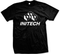 UHBGd68uu Initech - Office Space Programming Movie Humorous Funny Slogans T-Shirt Black M