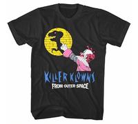 UHBGd68uu Killer Klowns Scary Shadow Puppet Show Men's T Shirt Clown Horror from Outer Black M