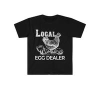 UHBGd68uu Local Egg Dealers T Shirt Easter Chicken Lover Farm Life Support Farmers Black L