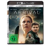 UHD Arrival (Blu-ray) Amy Adams Jeremy Renner Forest Whitaker Michael Stuhlbarg