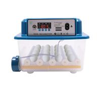 UHDUIG Incubatrice automatica completamente automatica 16 uova polli incubatore incubatore polli paletta uova automatica temperatura e distanze regolabili funzione di alimentazione dell'acqua