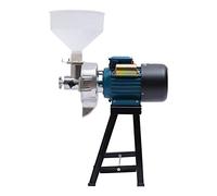 UHDUIG Mulino per cereali da 2200 W, tipo compatto, smerigliatrice elettrica con imbuto, grano, riso, mais, sorgo, levigatura a secco
