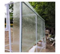 UHEKC Pannelli Plexiglass in Fibra di Vetro Serre, Pannelli Isolanti Resistenti Gelo per Serre, Capannoni, Tettoie Auto, Capanni, Facili Tagliare(0.5x20m/1.64x65.6ft)