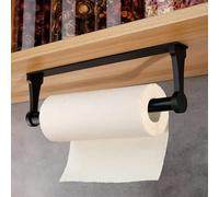 UHETLET Porta Carta Igienica Portarotolo Carta Igienica Adesivo Portasciugamani di Carta da Parete Supporto per carta Igienica Senza Foratura con Adesivo e Viti per Bagno Toilette e Cucina