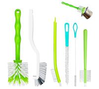 UHETLET Set Perno Bottiglia di Nylon Tampone Bottiglia Spazzola di Pulizia Bottiglia per Rimozione Macchie Riciclanti