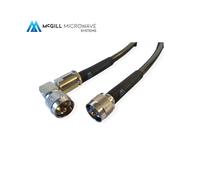 Uhf Maschio Angolo Destro A PL259 Cavo Low Loss Coassiale RG214 ML Spec RF