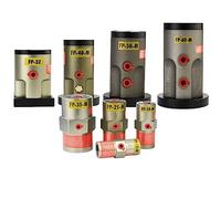 UHHPVIIJM Vibratore Pneumatico a pistone FP-40-M con oscillatore a Piastra flangiata Martello Oscillazione dell'alimentatore in Lega di Alluminio 1 Pezzo