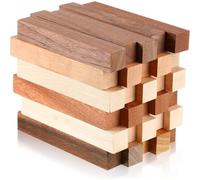 Uhidka 30 Pezzi di Penne In Legno Esotico, Forniture per Tornitura Penne, Kit per Tornitura Penne Diy per Diy, 5 X 3/4 X 3/4 Pollici