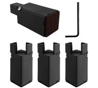 Uhidka 4Pcs Alzate Regolabili per Mobili con Morsetto A Vite per Sedie, Divani, Tavoli, Letti, Scrivanie
