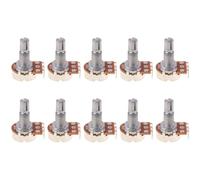 Uhidka A500K Potenziometro Spline Piccolo Vaso per Chitarra Elettrica Effetto Basso Amp Tono Volume 18mm Resistente Facile da Usare