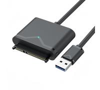 Uhidka Adattatore da USB 3.0 con Porta di Alimentazione CC per Unità A Stato USB 3.0 Easy Drive Interface