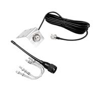Uhidka Antenna Marina VHF 156-163 MHz, Impermeabile, con RG-58 da 5 M/16,4 Piedi, Staffa A L per e Yacht.