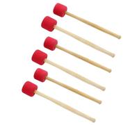 Uhidka Bacchette per batteria in gomma espansa , 32 cm, bacchette per grancassa, bacchette antiscivolo per basso percussione, accessori per percussioni