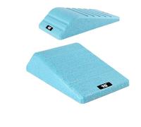 Uhidka Blocco A Cuneo Squat 2 PCS Non Slittamento Accensione della Tavola Inclinazione per Le Attrezzatura da Esercitazioni di Yoga Accessori Rampa di Rampa Azzurro