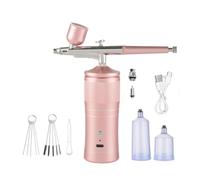 Uhidka Kit aerografo Ricambi Ricambi Accessori Compressore Aerografo per Palmare Ricaricabile Nail Airbrush Macchina per la Pittura Modello Trucco Decorazione Torta A