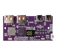 Uhidka Modulo Caricabatteria per Batteria al Litio -Acido con Doppio LED USB Micro-Type/Type-C, Supporto QC2.0/QC3.0/QC4.0 A