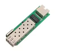 Uhidka Modulo del Ricetrasmettitore SFP RPOE 1.25G Convertitore Mini Mini 5 V DC Type-C Ingresso 1 Slot SFP 1 Switch in Fibra Ethernet RJ45 Casing