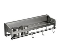Uhidka Organizzatore da Cucina A Parete, Porta Spezie, Porta Condimenti e Utensili, Contiene Bacchette, Coltelli, Cucchiai