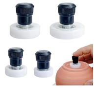 Uhidka Set di Strumenti di Finitura in Ceramica per Argilla 8pc con Protezione per la Protezione Manuale degli Strumenti per Il Taglio della Ruota per Gli Appassionati di Argilla