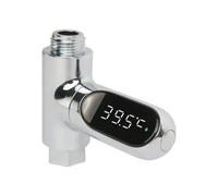 Uhidka Termometro Della Doccia Ad Acqua Monitor Della Temperatura 'Acqua Display A LED Flusso D'Acqua Auto-Generante Rubinetto Della Doccia per la Casa