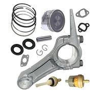 UHJFDX Accessori per Tosaerba con Motore da 200 CC. Kit Anello pistone e guarnizioni per Biella Compatibile con Utensili elettrici da Giardino