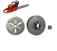 UHJFDX Tamburo Frizione e Frizione universali con Cuscinetto ad Aghi per motoseghe 4500 5200 5800 Compatibile con la Sostituzione del Motore 45cc 52cc 58cc