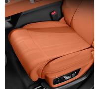 uHLANQC Cuscino di Supporto for Estensione Gambe for seggiolino Auto for Ferrari 488 2015 2016 2017 2018 2019, Cuscino for poggiagambe for in Pelle, for Sedile in Memory Foam(C Orange)