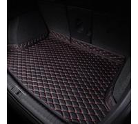 uHLANQC Leather Trunk Cargo Mat for Mercedes Benz C Class 2016-2024, Water Resistant Scratch-Resistant Full-Cover Protection Car Liner for Cars, SUVs & Trucks(C Black+Red)